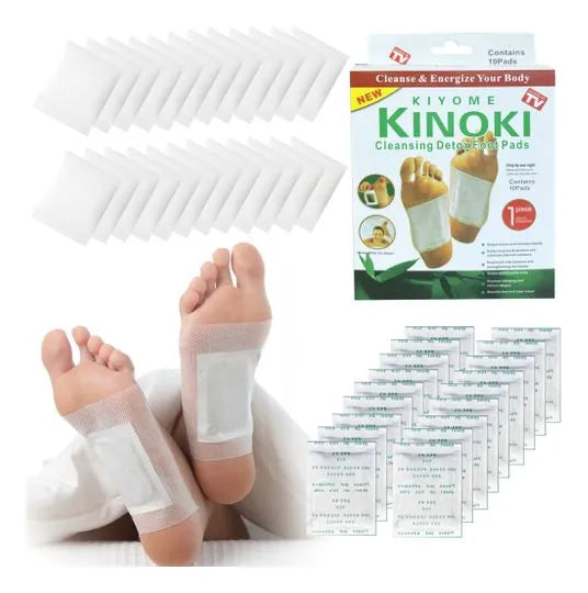 Parches Desintoxicantes Para Pies Detox Natural Con Bambú