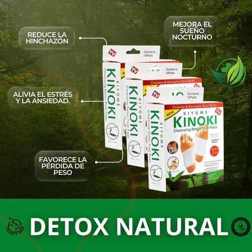 Parches Desintoxicantes Para Pies Detox Natural Con Bambú