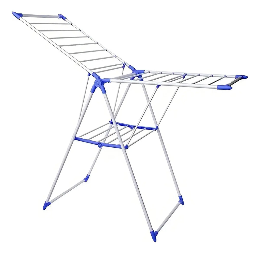 Tendedero Plegable Ganga Shop Acero Inoxidable 2 Niveles Ajustable