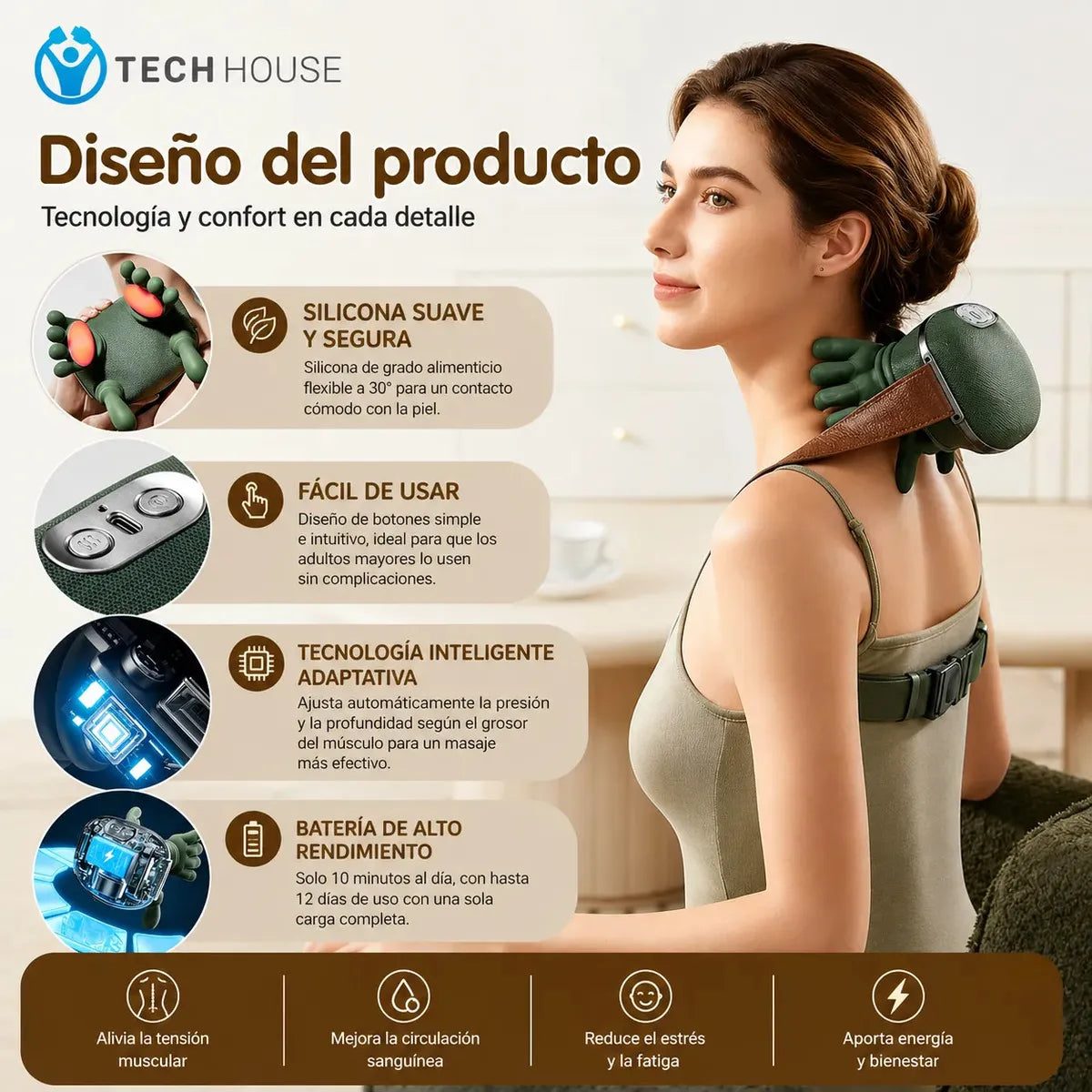 Masajeador Descontracturante Manitos