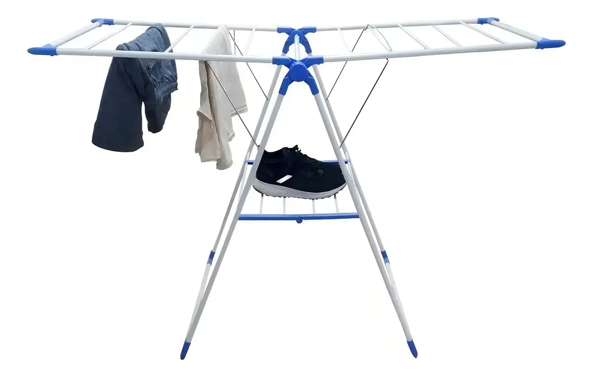 Tendedero Plegable Ganga Shop Acero Inoxidable 2 Niveles Ajustable