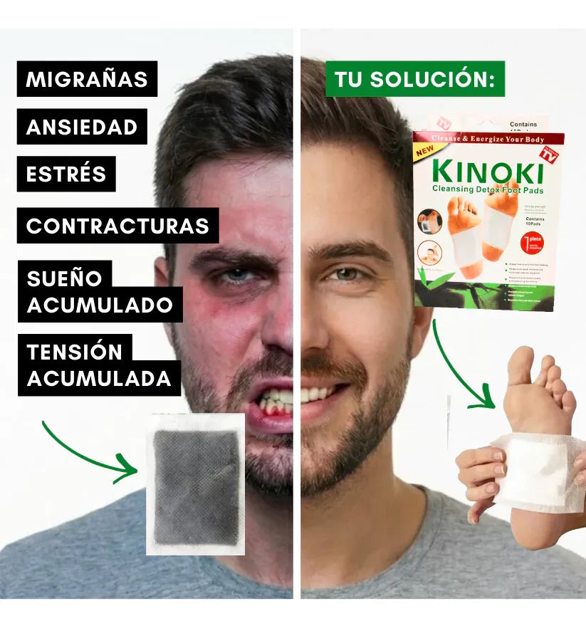 Parches Desintoxicantes Para Pies Detox Natural Con Bambú