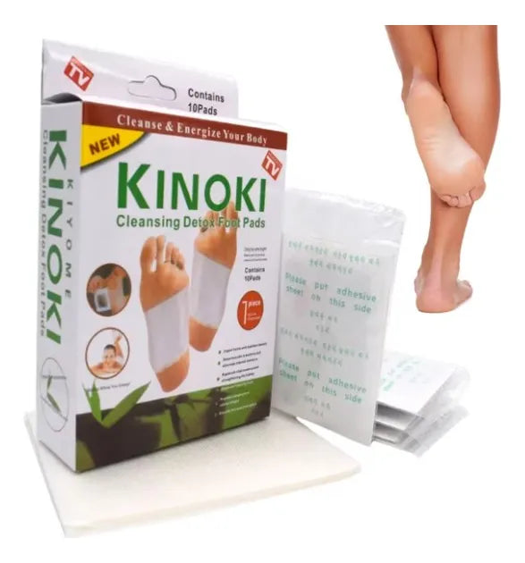 Parches Desintoxicantes Para Pies Detox Natural Con Bambú